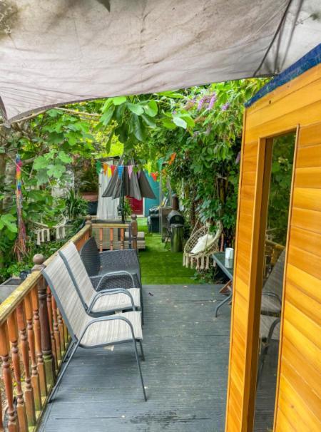 Master En - Townhouse Double With Garden & Hot Tub Habitación en casa particular Londres
